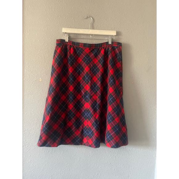Pendleton Vintage Plaid Skirt - Picture 5 of 8